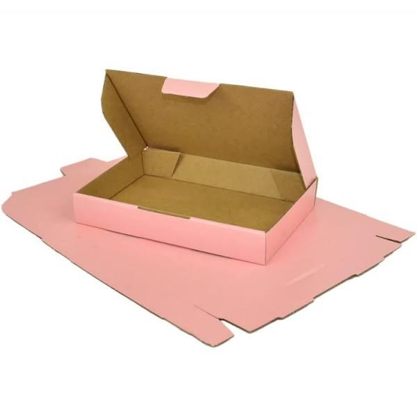 Mailing Box - 220 x 145 x 35mm - Rose Pink - 200pcs