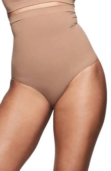 SKIMS Seamless Sculpt High Waist Brief in Sienna, Size 3x