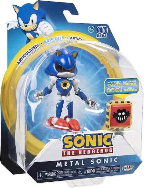 Sonic The Hedgehog 4" Articulated Metal Sonic Figure