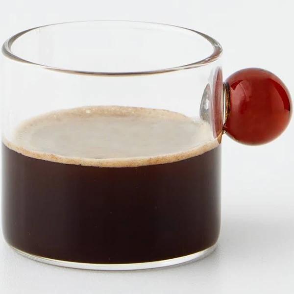 Glass Espresso Cup Amber - Earn Everyday Rewards, AfterPay Available