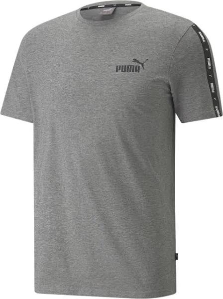 Puma Essentials Small Logo Tee Grey, Mens Short-Sleeved T-Shirt, Size 3XL - Color Medium Gray Heather