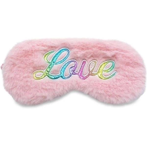 Wishes Love Eye Mask in Pink Multi One Size