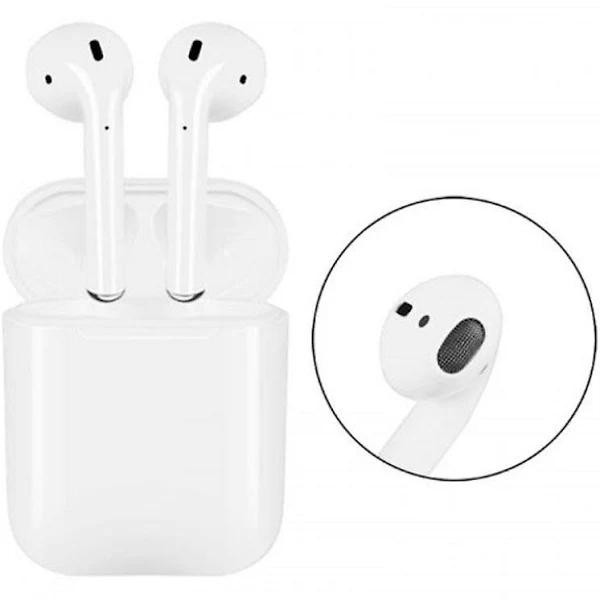 I12 Bluetooth 5.0 Headset Earbud- White - AfterPay & zipPay Available