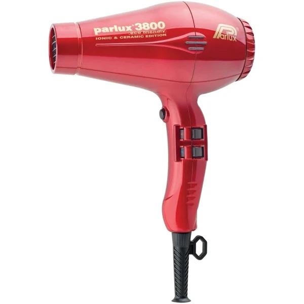 Parlux 3800 Eco Ceramic & Ionic 2100W Hair Dryer - Red