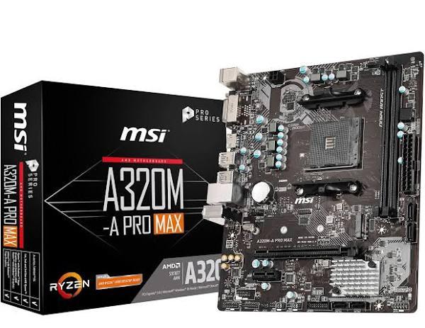 MSI A320M-A Pro Max AM4 M-ATX Motherboard