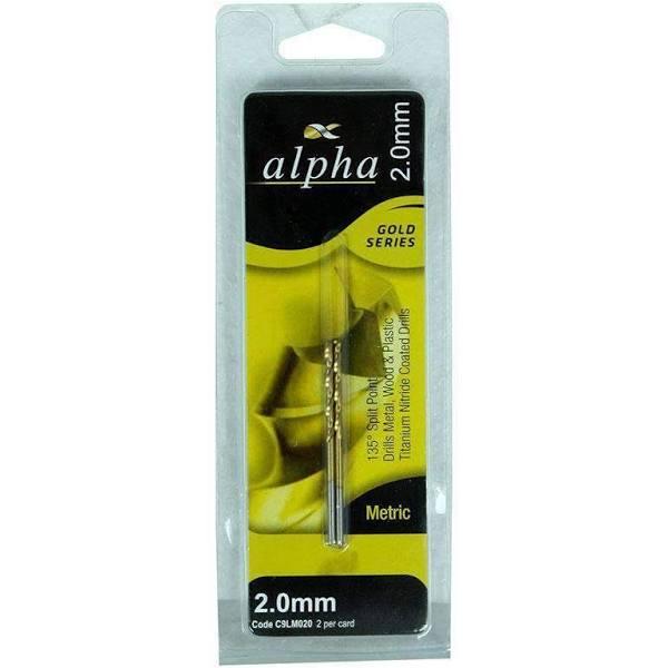 Alpha Jobber Drill Bit Carded - Gold Series, 1.5mm