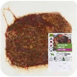 Woolworths Cook Butterflied Lamb Leg With Garlic & Herbs 750g - 1.4kg