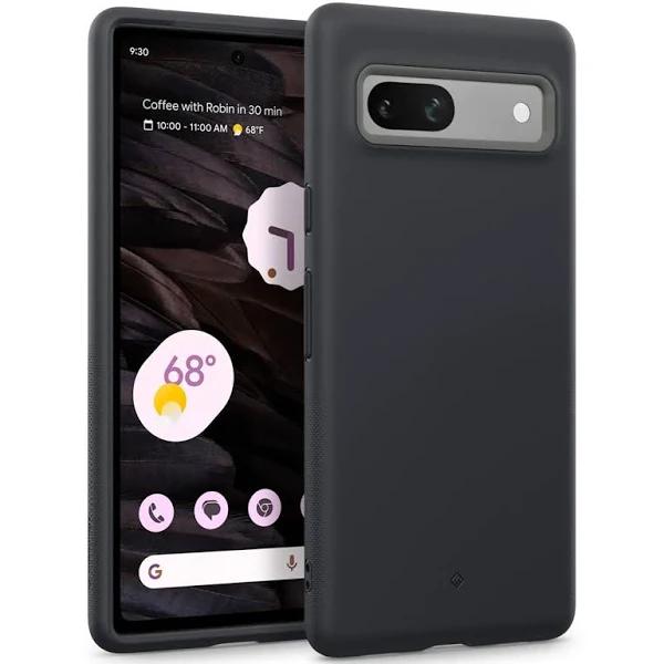 SPIGEN Google Pixel 7A Case, Genuine Caseology Nano Pop Soft Cover for Google - Black Sesame