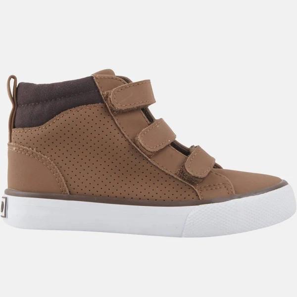 Ciao Mitch Hi Top Sneakers in Brown Tan 09