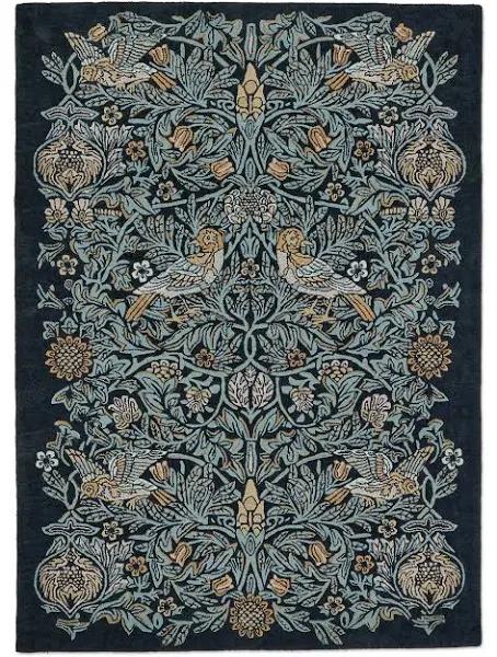 Morris & Co Bird Webb's Blue 128308 Rug 280X200CM