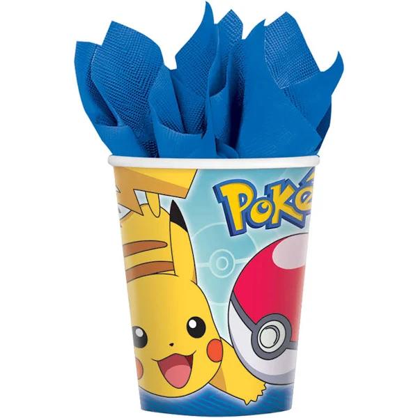 Pokemon Core Paper Cups 8 Pack