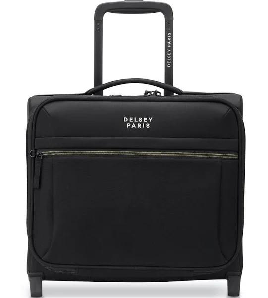 Delsey Brochant 3.0 38cm 2 Wheel Cabin Softsided Luggage - Deep Black