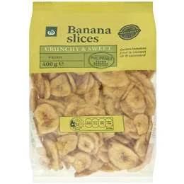 Woolworths Banana Chips Snack 400g