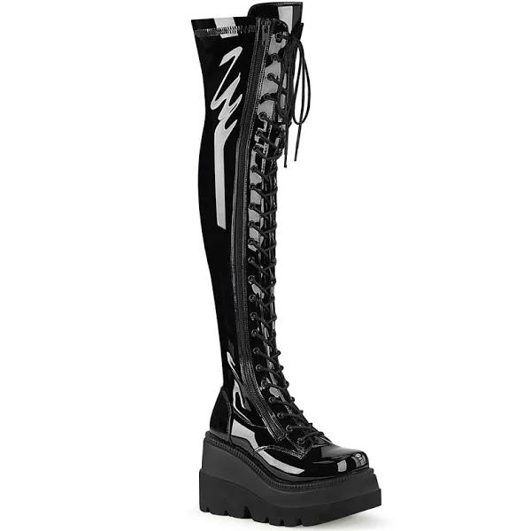 SHAKER-374 Black Stretch Patent