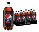 Pepsi Max Cola Soft Drink, 8 x 2L