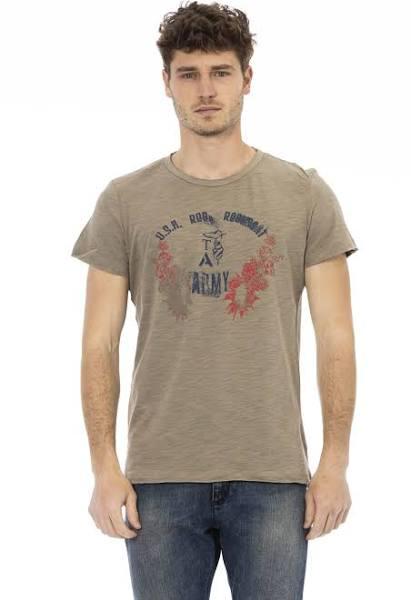 Trussardi Action Green Cotton T-Shirt - L