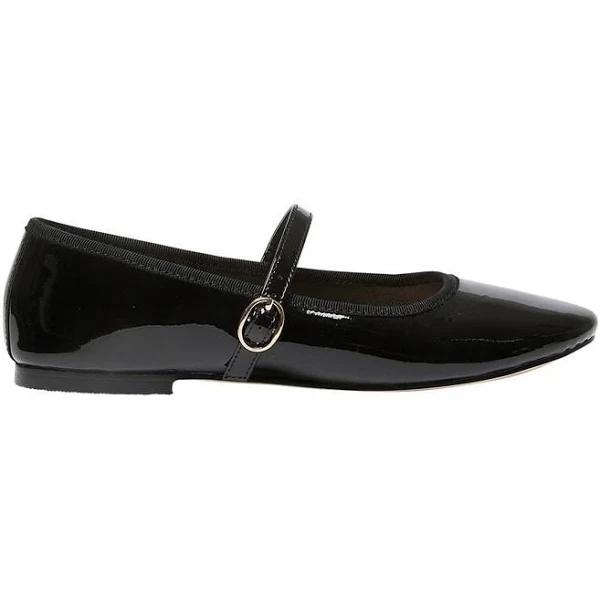 Sandler Molly Flat Shoes in Black Patent Black 37