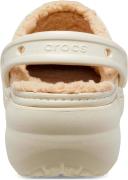 Crocs Unisex Classic Platform Lined Clog - Bone