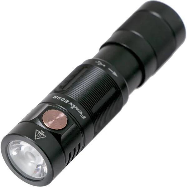 Fenix E09R Rechargeable Mini Flashlight,Black