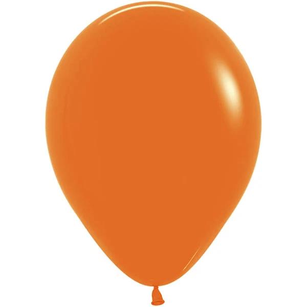 Sempertex 30cm Fashion Orange Latex Balloons 061 - 50pk