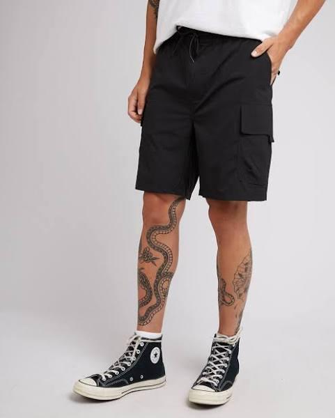 Silent Theory - Mens Shorts - Cleaver Cargo Short Black