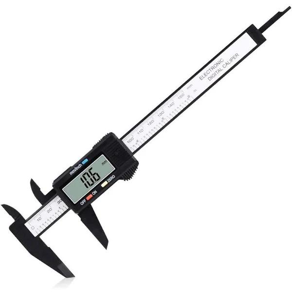 Adoric Digital Caliper, 0-6" Calipers Measuring Tool - Electronic Micrometer Caliper With Large LCD Screen, Auto-off Feature, Inch and Millimeter