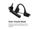 Shokz OpenComm 2 Wireless Bone Conduction Headsets, Bluetooth Wireless Headset with Noise Canceling Microphone, 16 Hours Talk Time, Open-Ear