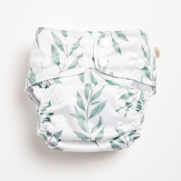 Econaps Modern Cloth Nappy - Olive Leaf