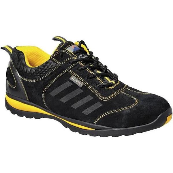 Portwest Steelite Lusum Safety Trainer S1P Black UK Size 6