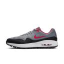 Nike Air Max 1 Golf 'Particle Grey Red' Sneaker | Men's Size 12.5