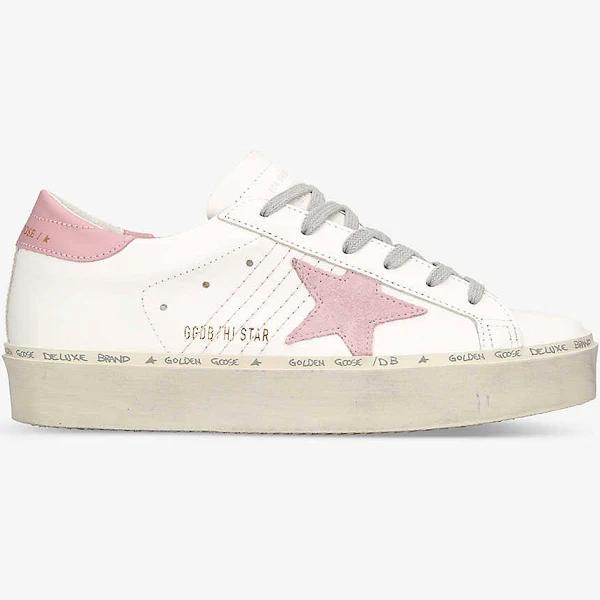 Golden Goose Leather Hi Star Sneakers - White - 40