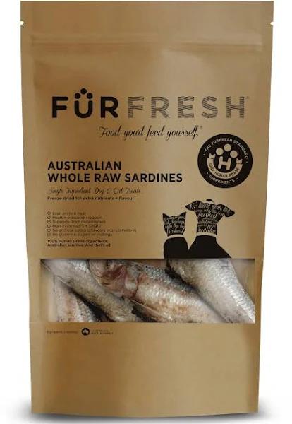 FurFresh Freeze Dried Whole Raw Sardines Dog Treat 65g