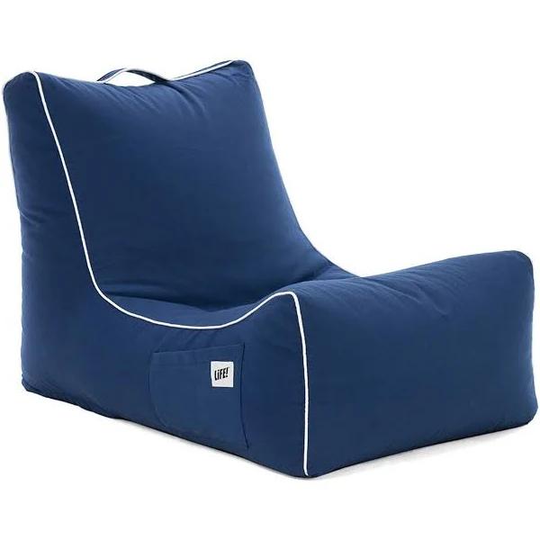 Life! Coastal Lounge Bean Bag Cover BlueSteel