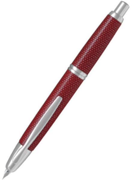 Pilot 624865 Capless Splash Fountain Pen Red Fine Nib