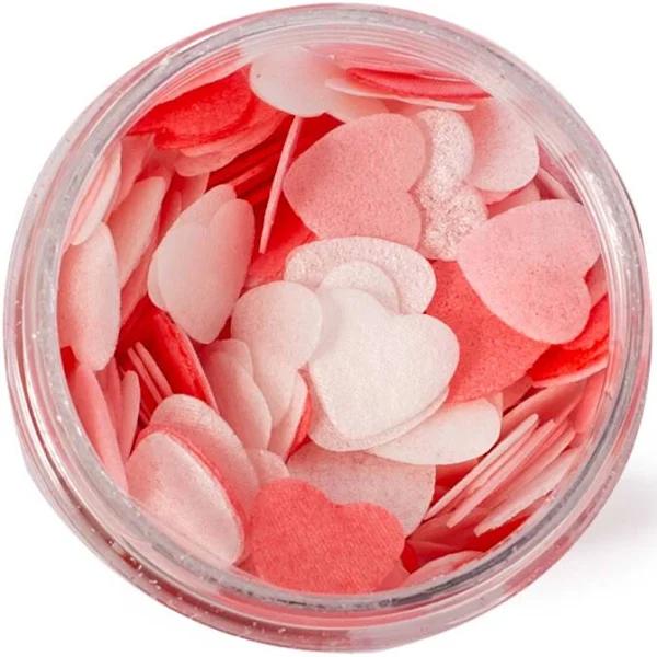 Sprinks Small Hearts Valentine Wafer Decorations 9g