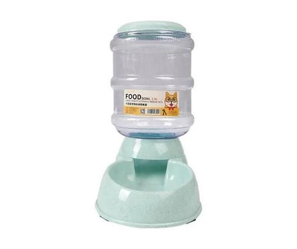 Automatic 3.8L Water Feeder Food Pet Dog Cat Puppy Dispenser Feeder Bowl Bottle