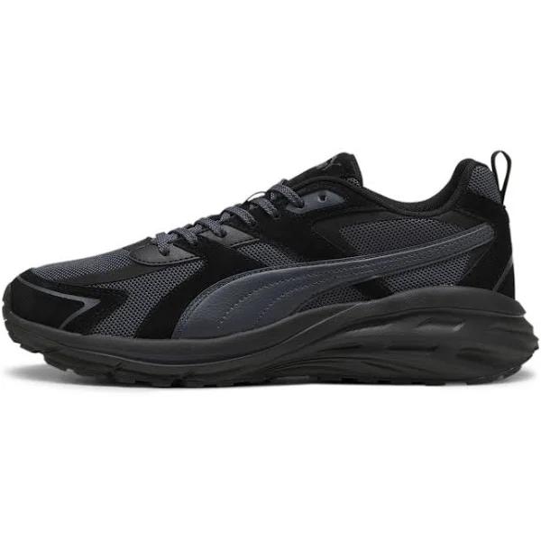 Hypnotic LS Unisex Sneakers in Black/Strong Gray, Size 4, Textile by Puma