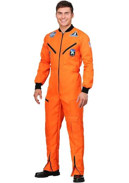 Orange Astronaut Jumpsuit Adult Costume C3104382