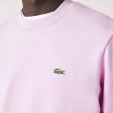 Lacoste Men's Classic Fit Crew Neck Fleece Sweatshirt Pink Size M