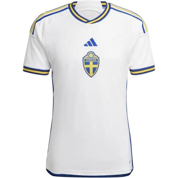 Adidas Sweden Away Jersey - Mens - White - L