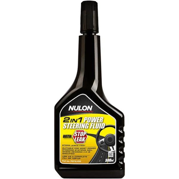 Nulon Power Steering Fluid With Stop Leak - 450ml