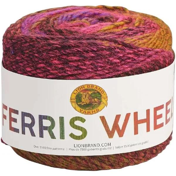 Lion Brand Ferris Wheel Yarn - Pink Marmalade 85g