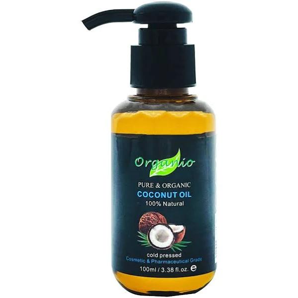 100% Pure Organic Fractionated Coconut Oil - Coconut Scented - 100ml With Pump Included