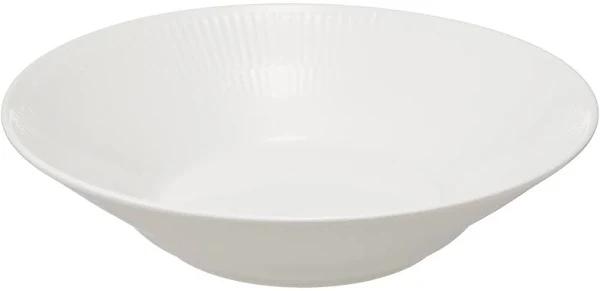 Royal Copenhagen 1016913 White Fluted Pasta Plate, Plate, 9.4 Inches (24 cm), Wedding Gift, Gift