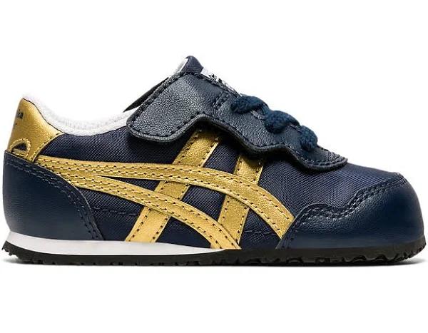 Onitsuka Tiger Serrano Kids Midnight/Pure Gold K5 US