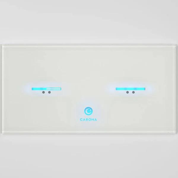 Caroma Smart Command Invisi II Panel - White - 238010W