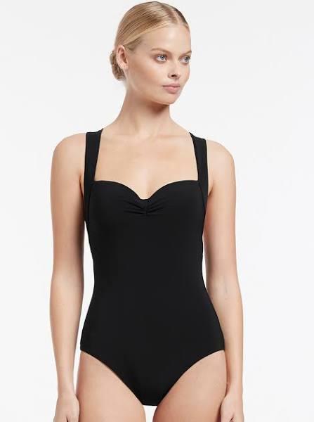 Jets Jetset Infinity One Piece , Black , Size 14