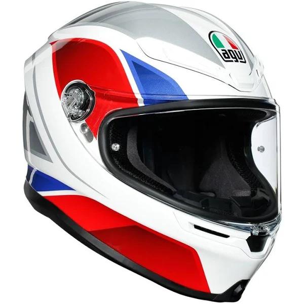 Helmet Full-Face AGV K6 Hyphen White Red Blue – L