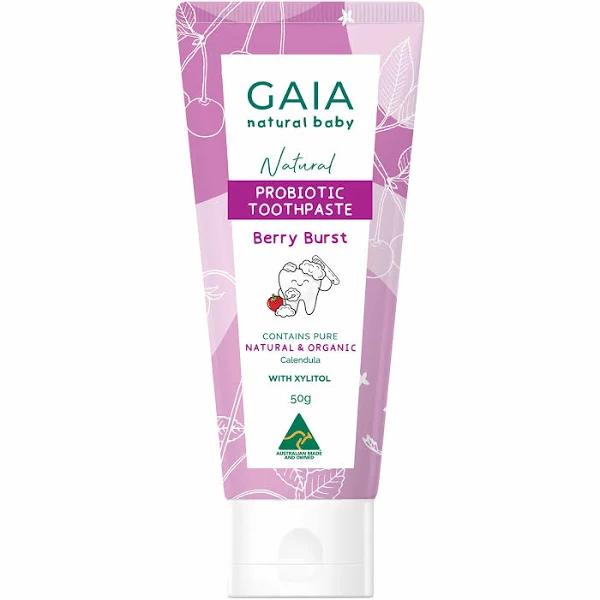 Gaia Natural Baby Probiotic Toothpaste - Berry Burst 50g