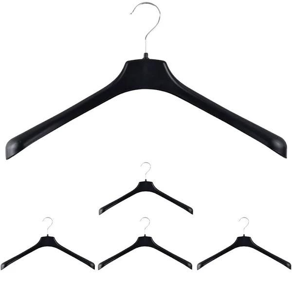 Aussie Hangers 5x Jacket Hanger Heavy Duty 460mm Commercial Pants Clothing Coat Quality R51L